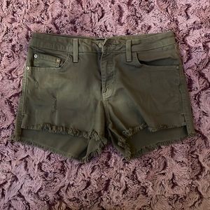 JUST BLACK, Green shorts size small